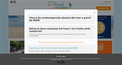 Desktop Screenshot of campinglaplana.com