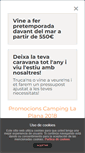 Mobile Screenshot of campinglaplana.com